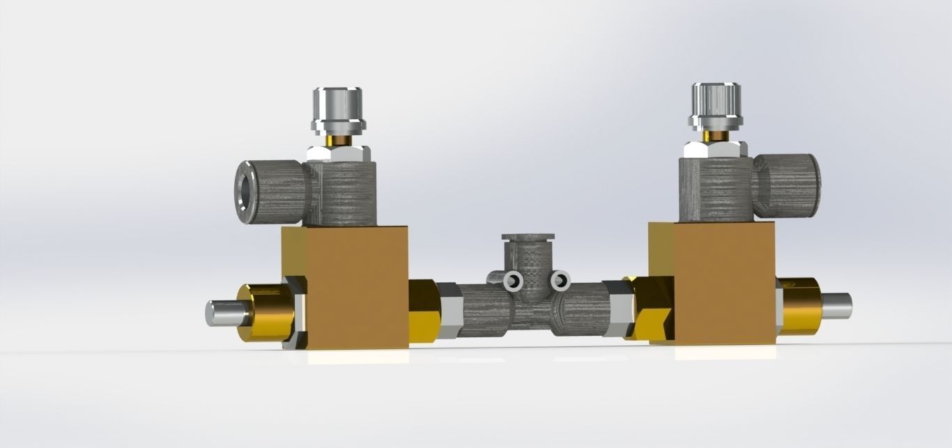 Penumatic valve 3D model_2