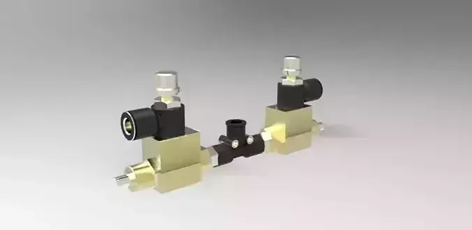 Penumatic valve 3D model