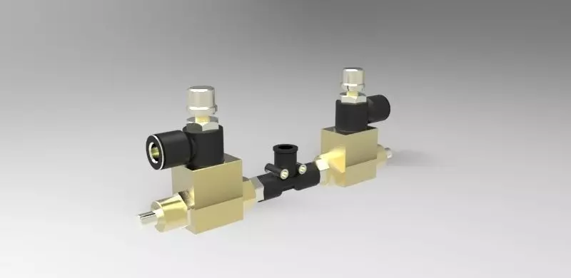Penumatic valve 3D model_0