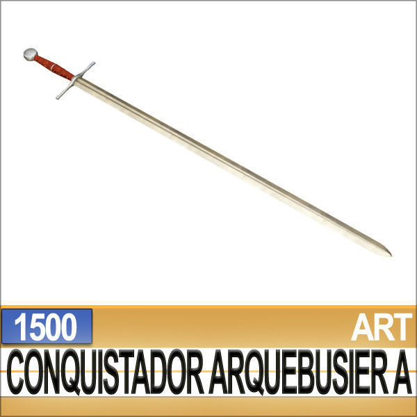 Conquistador Arquebusier Props Poser Daz A 1500 3D model_6