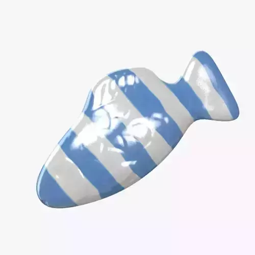 Swedish Fish Blue Stripe 3D model