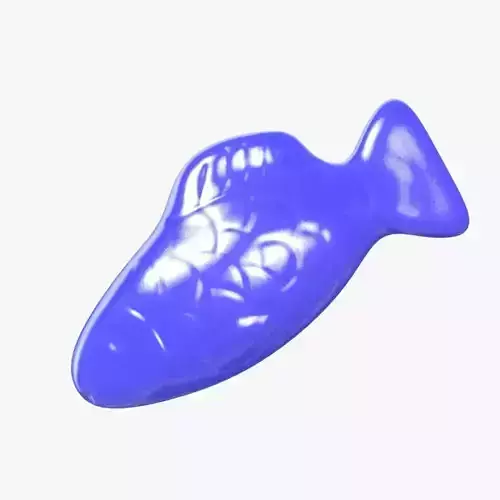 3D Swedish Fish Blue