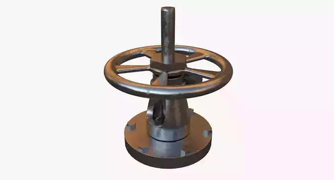 Steel Crank 3D model