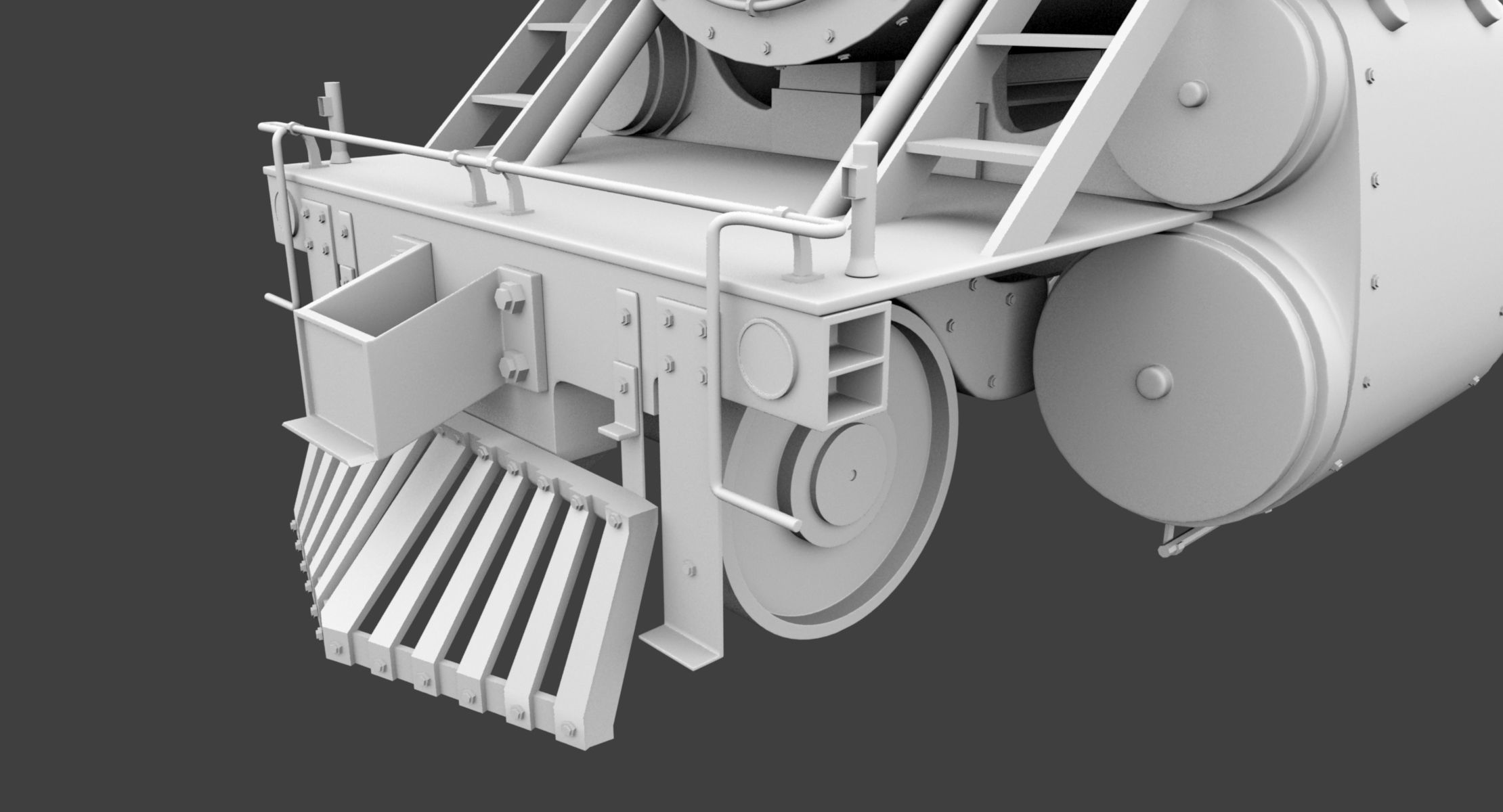 Steam Train Model Only 3D model_1