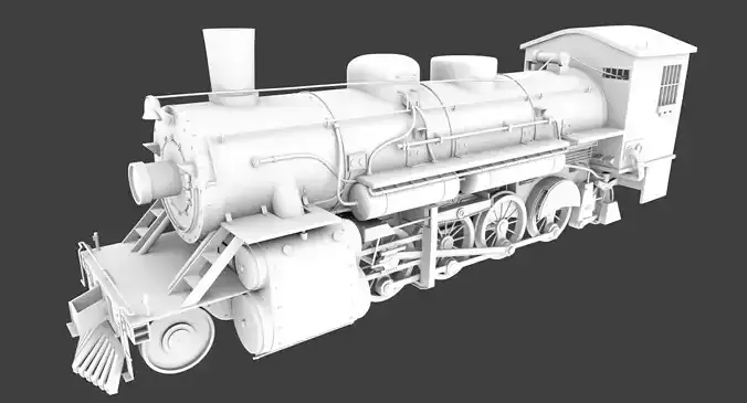 Steam Train Model Only 3D model