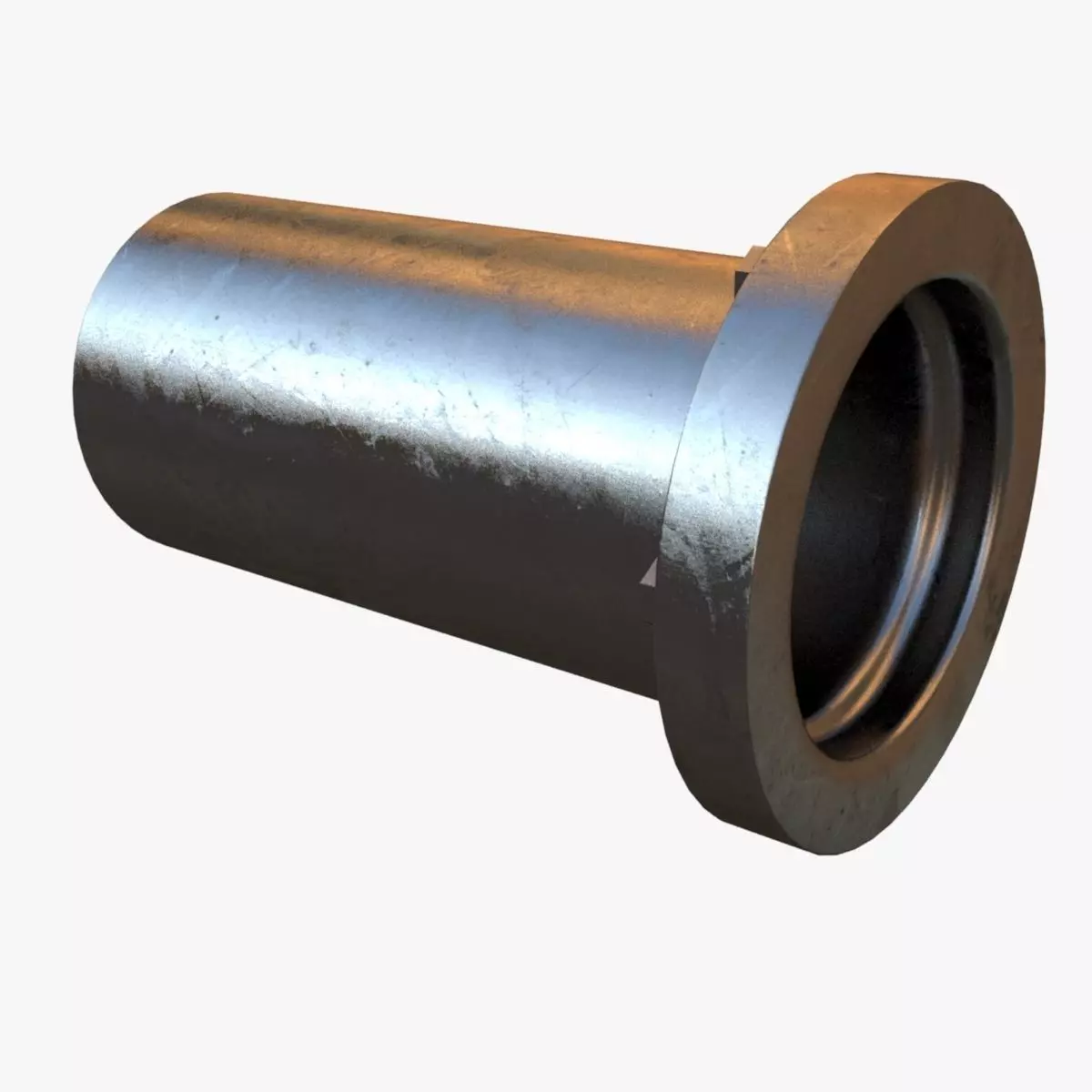 Steel Base Pipe 3D model_0