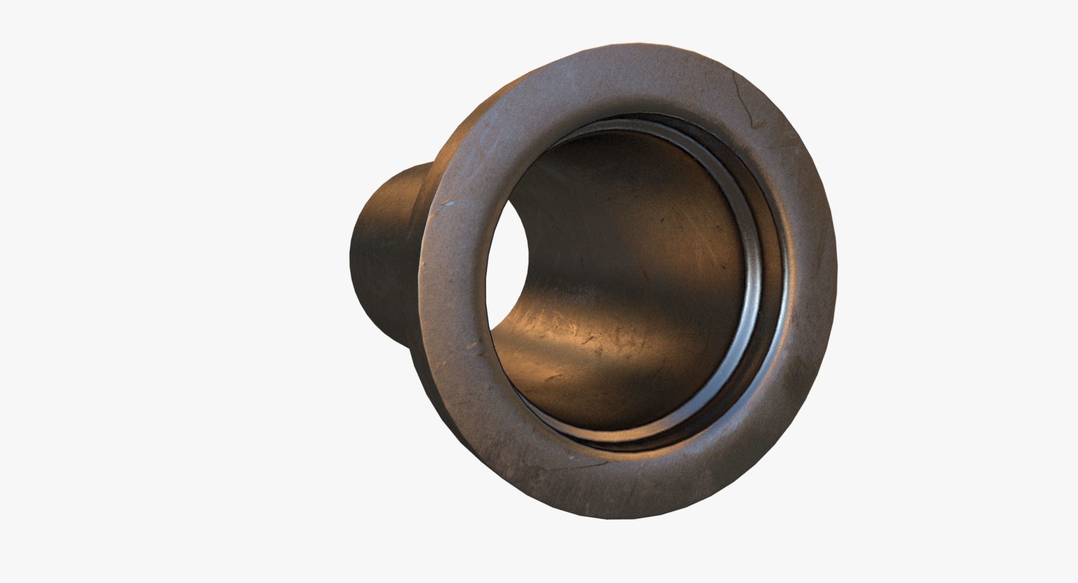 Steel Base Pipe 3D model_3