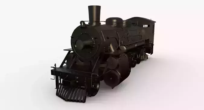Steam Train 3D model