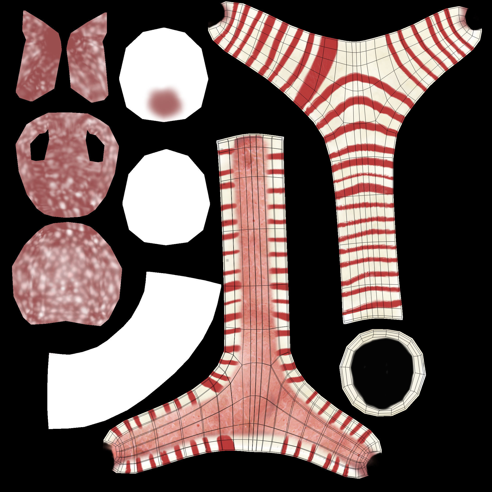 Rigged Lungs 3D model_14