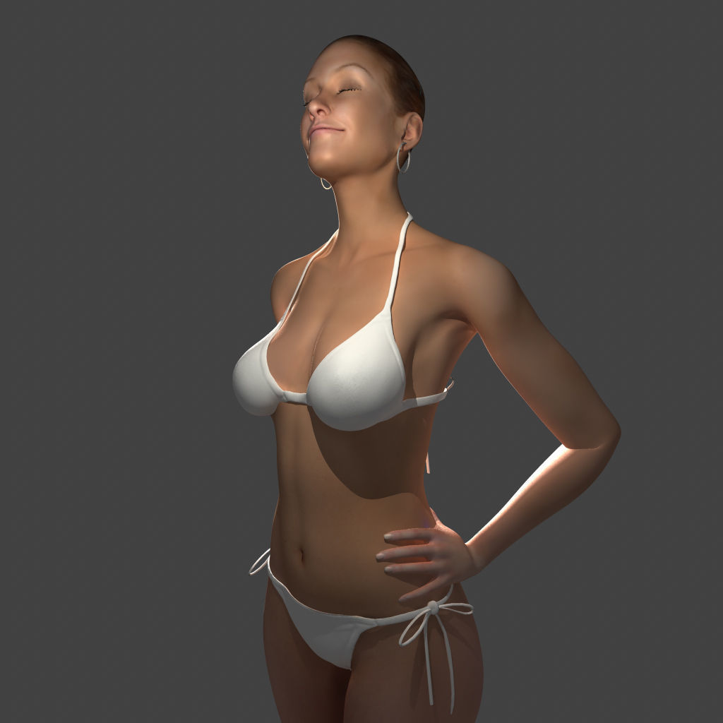 Humand Body Collection Rigged 3D model_5
