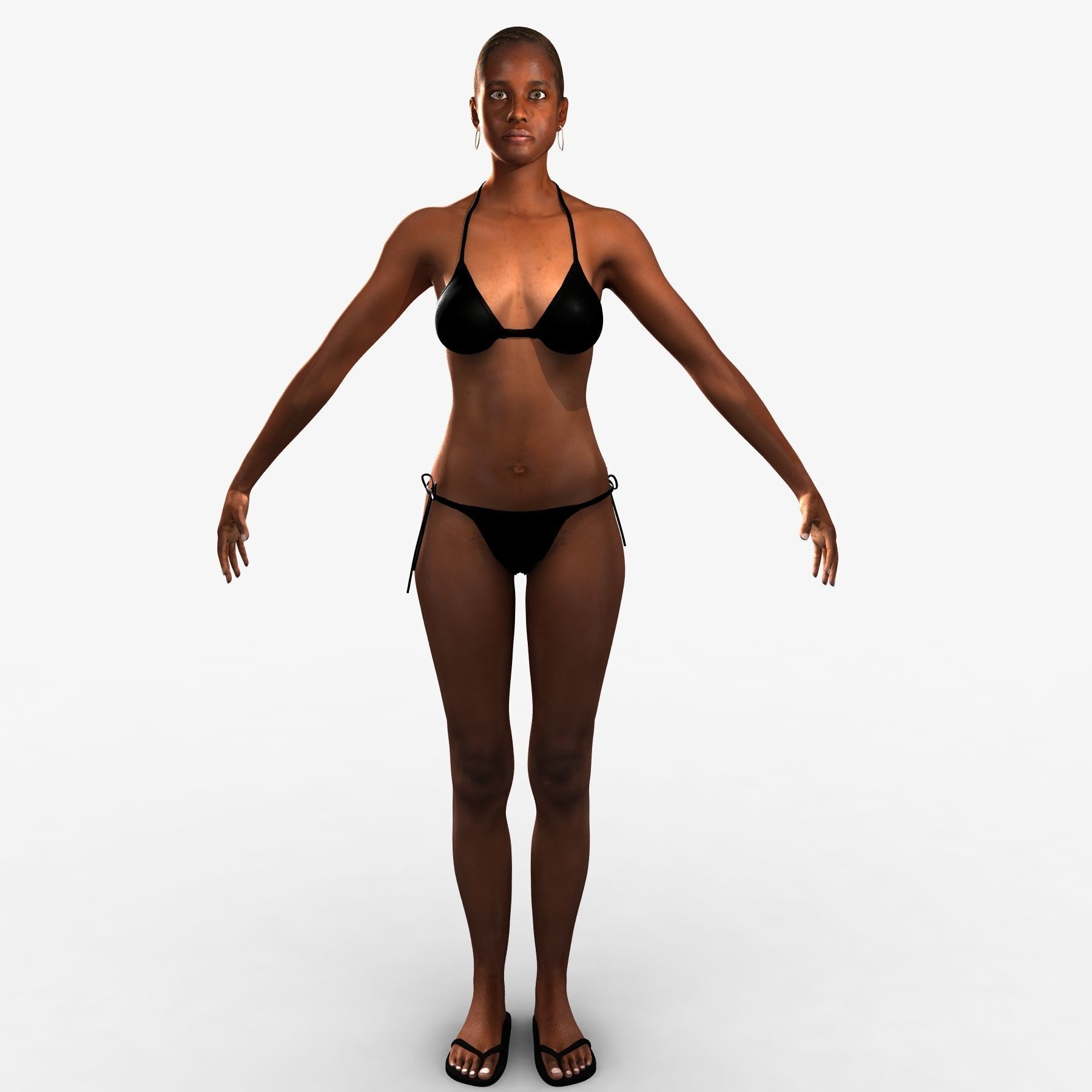 Humand Body Collection Rigged 3D model_26
