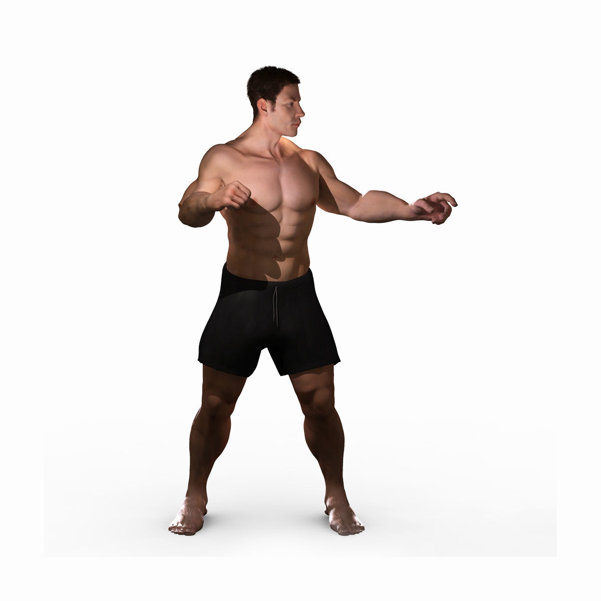 Humand Body Collection Rigged 3D model_7