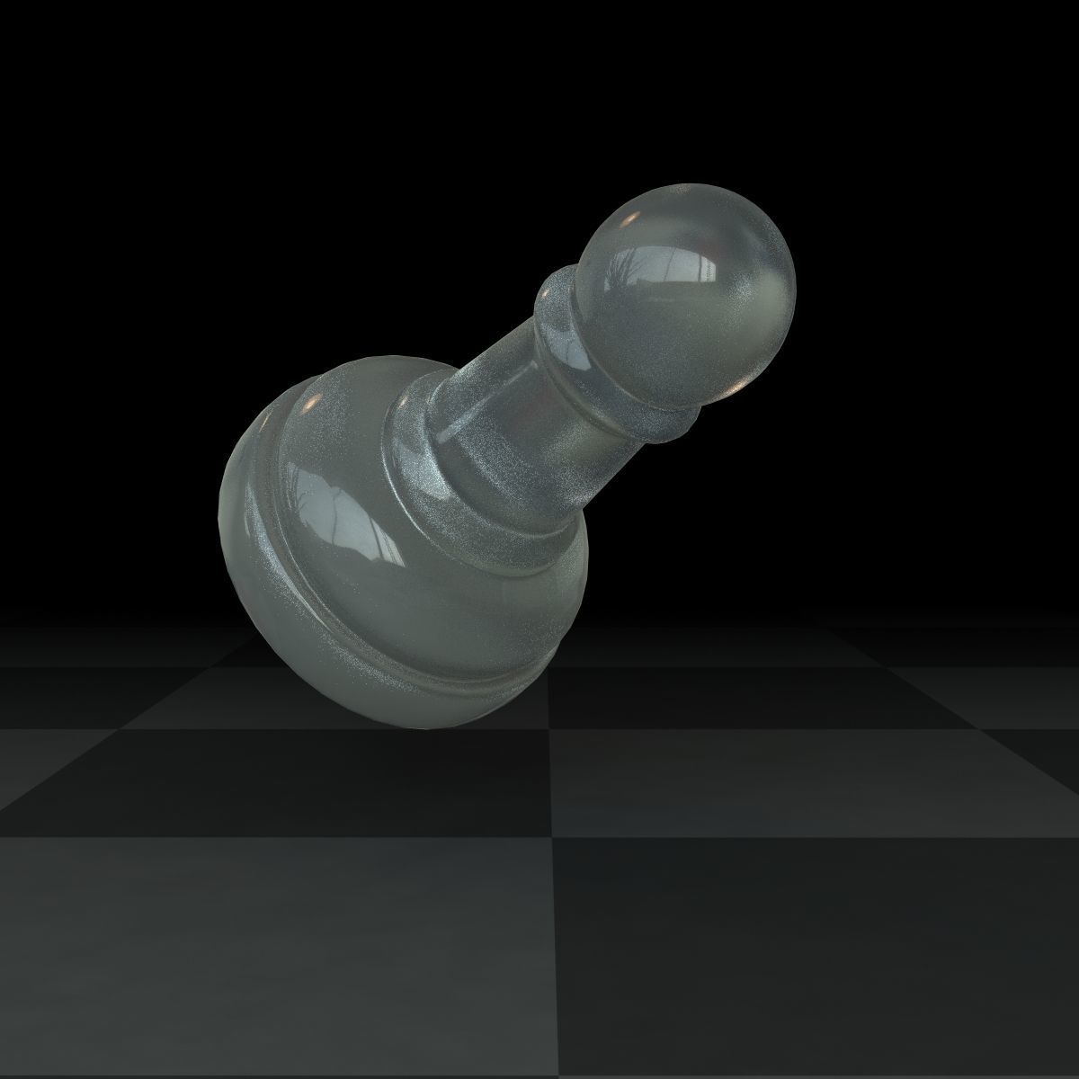 Pawn Glass Set 3D model_4