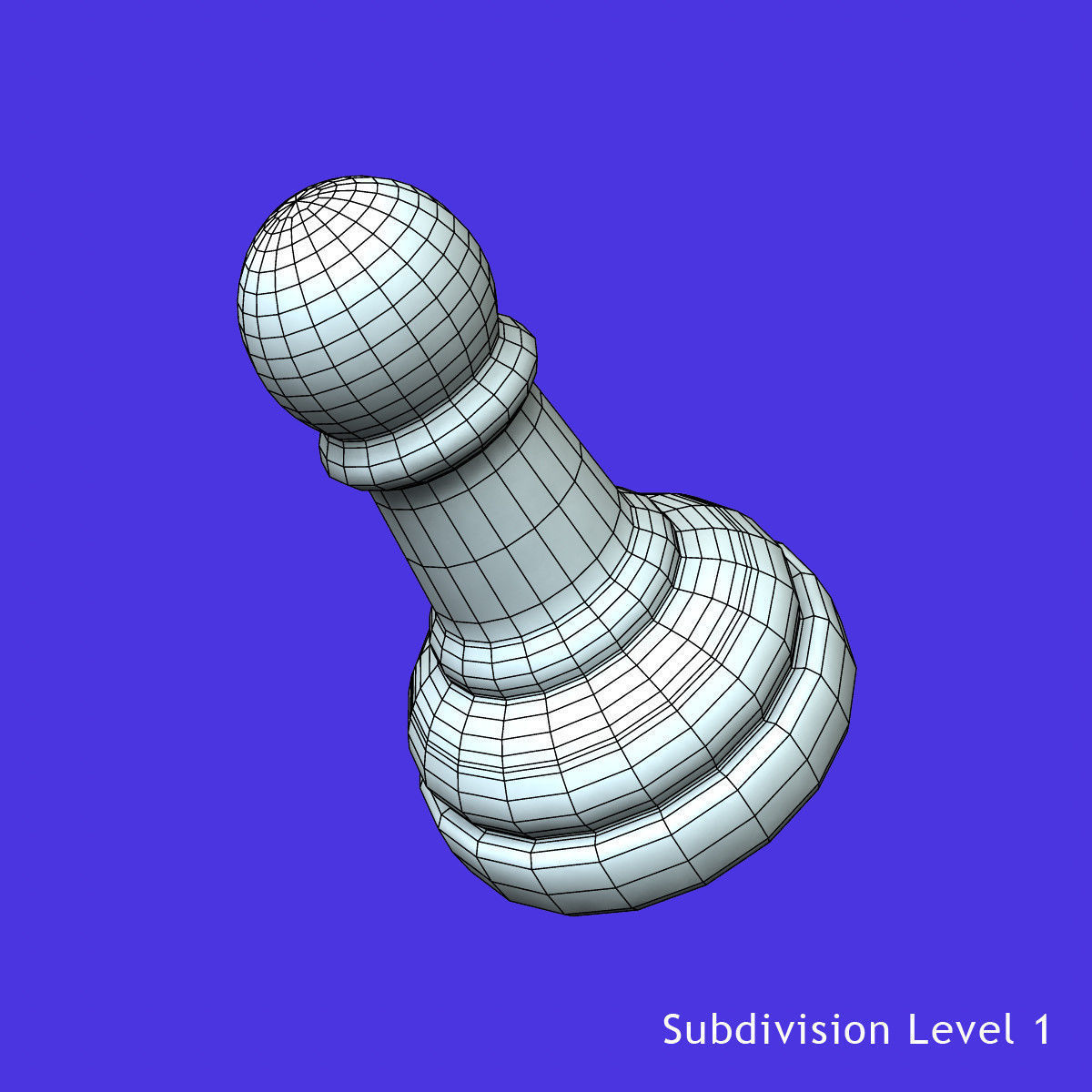 Pawn Glass Set 3D model_13