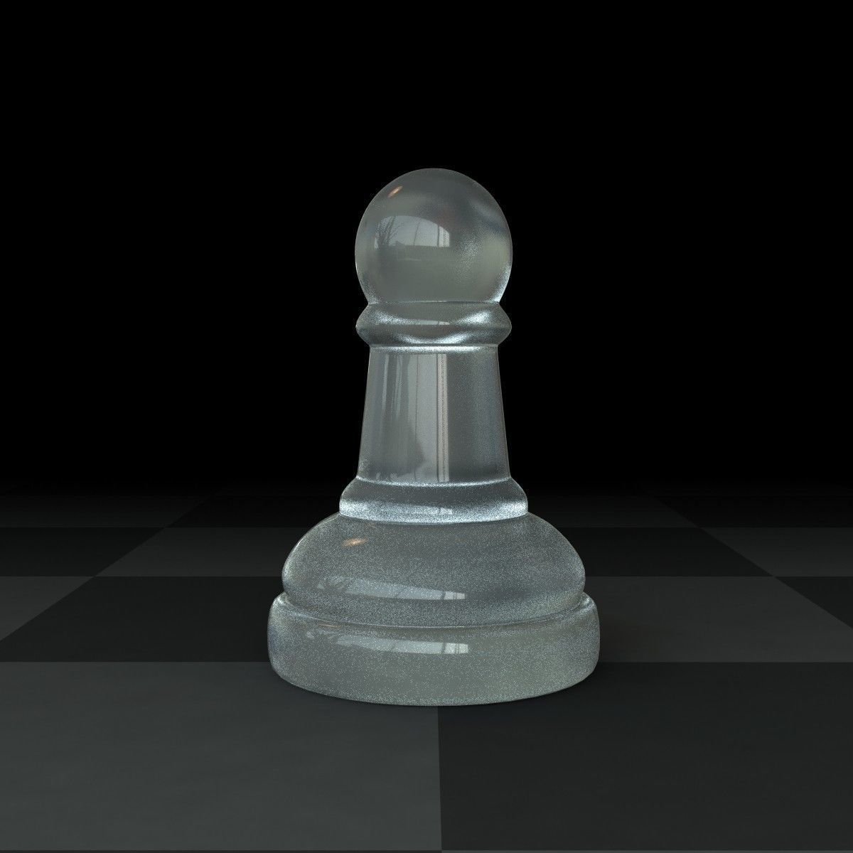Pawn Glass Set 3D model_3