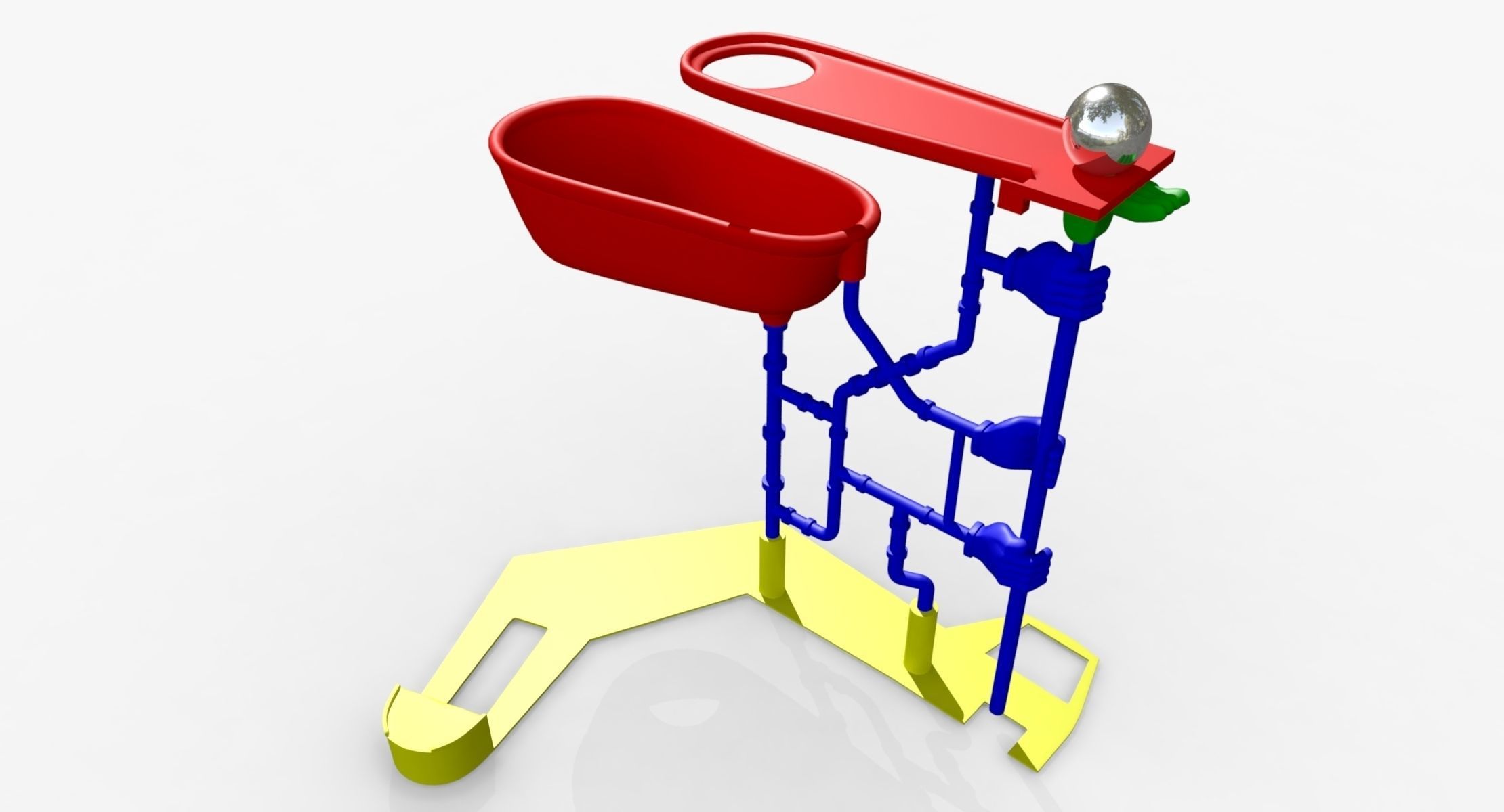 Mouse Trap Game 3D model_19