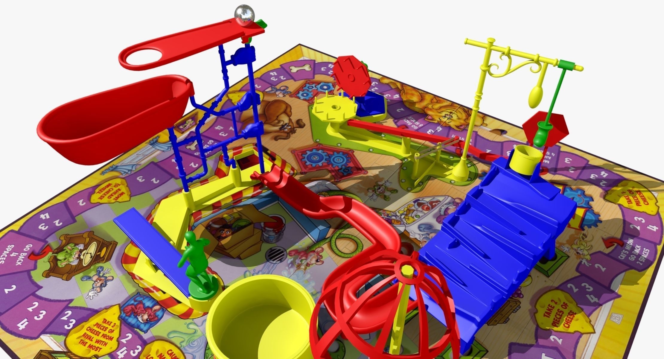 Mouse Trap Game 3D model_6
