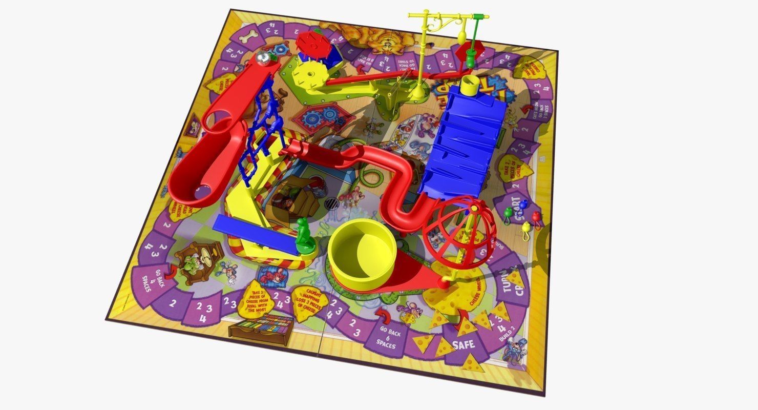 Mouse Trap Game 3D model_3