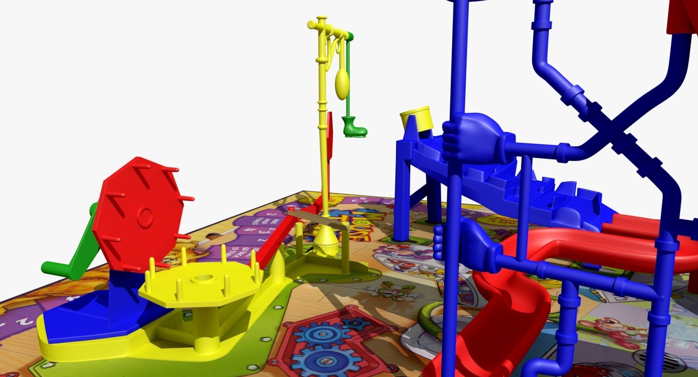 Mouse Trap Game 3D model_5