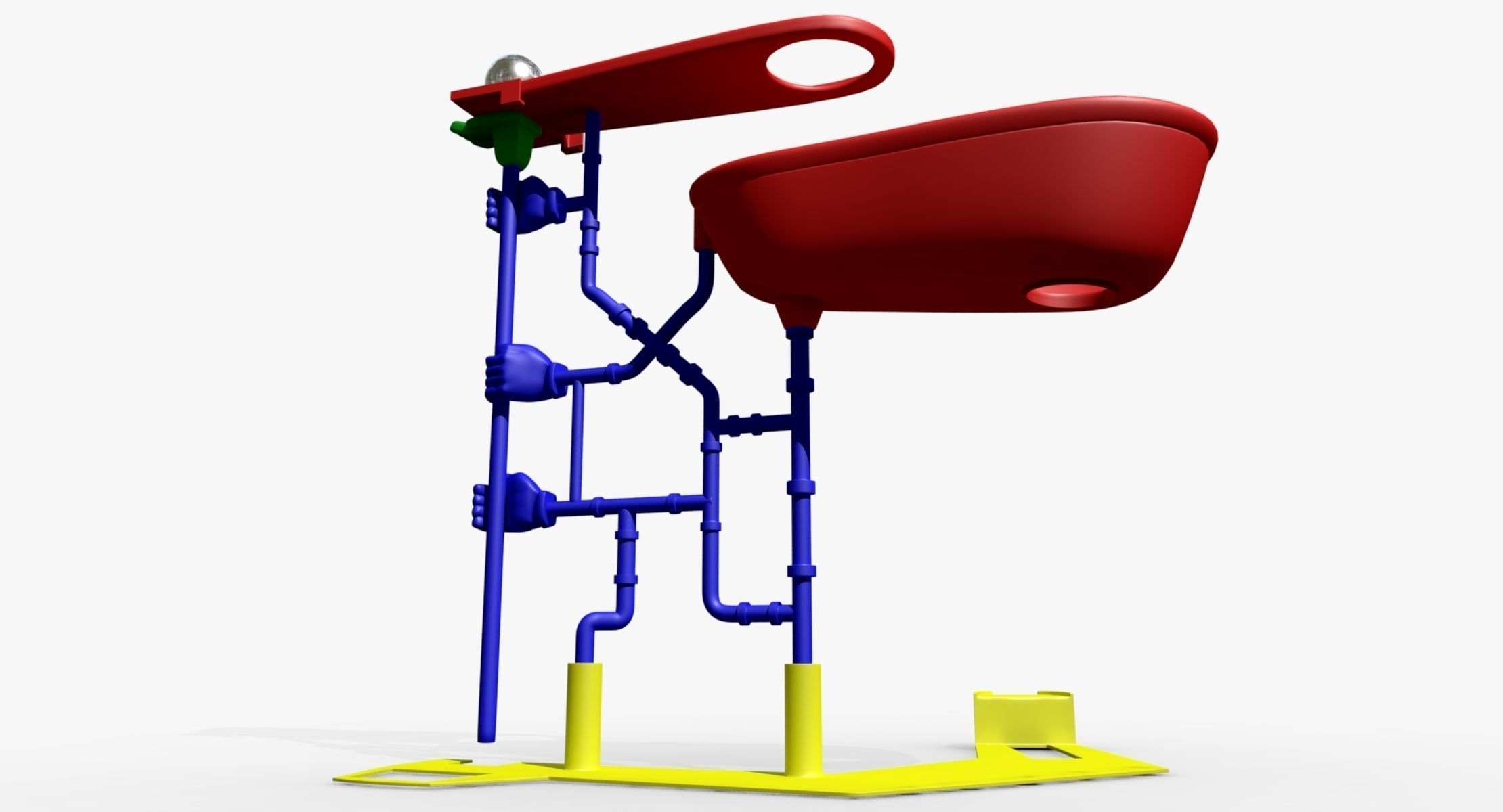 Mouse Trap Game 3D model_20