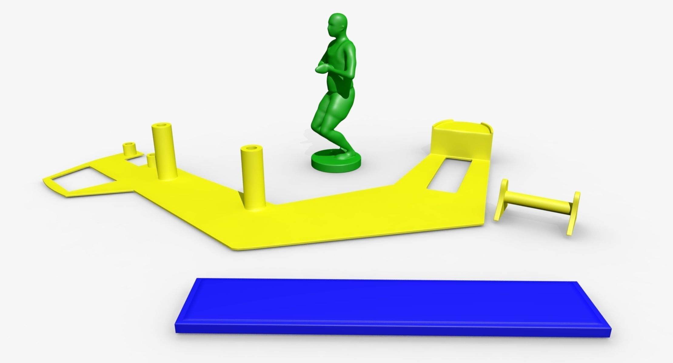 Mouse Trap Game 3D model_23