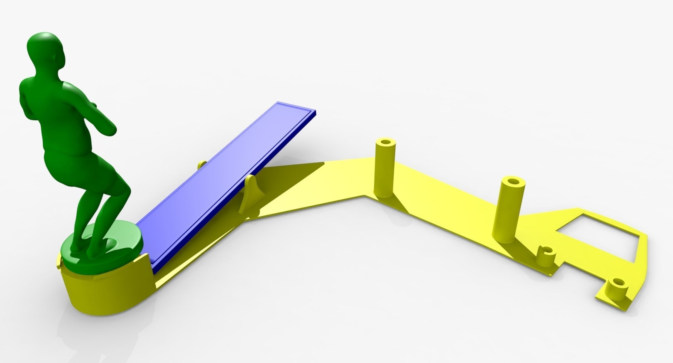 Mouse Trap Game 3D model_22