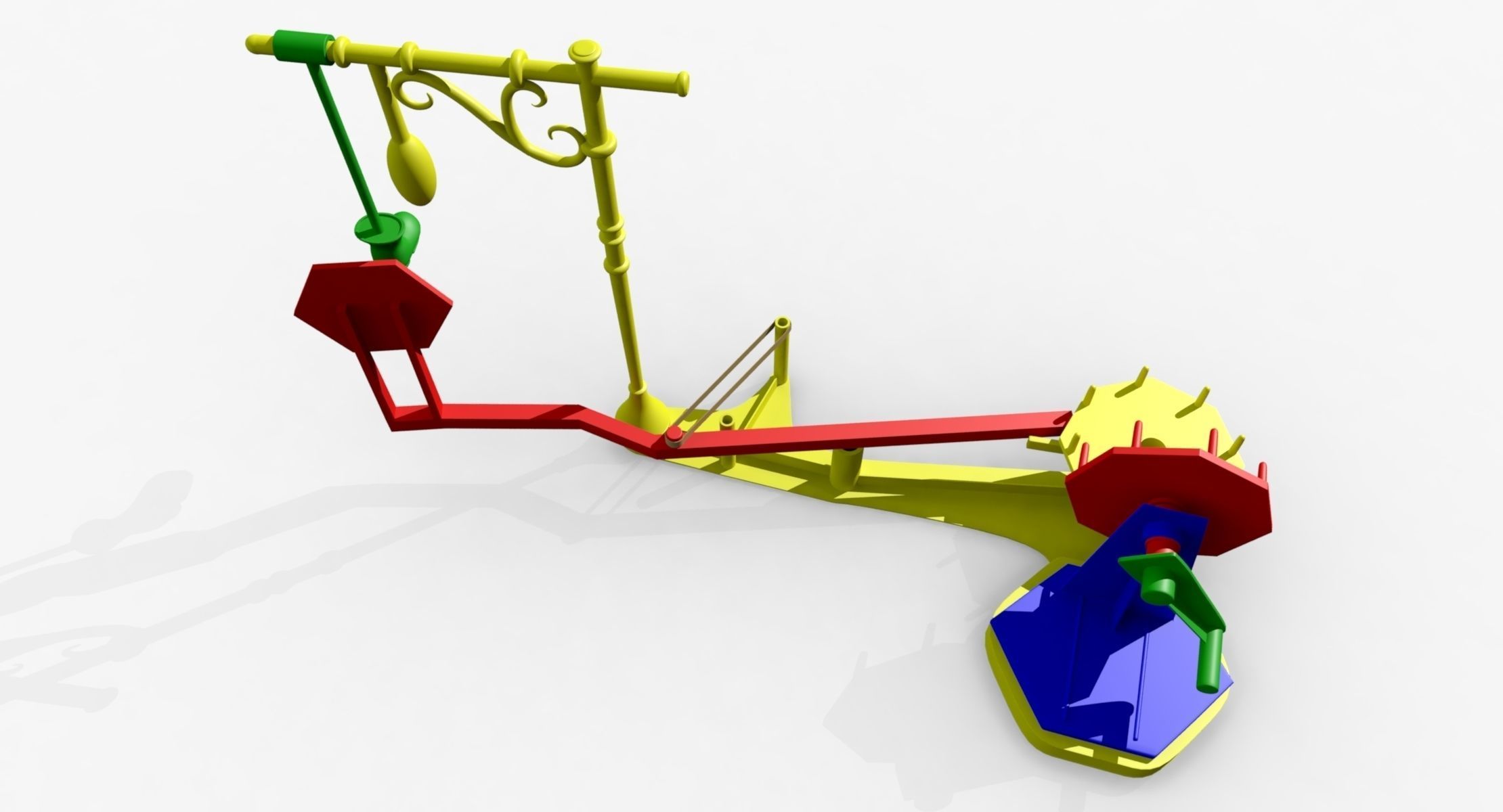 Mouse Trap Game 3D model_13