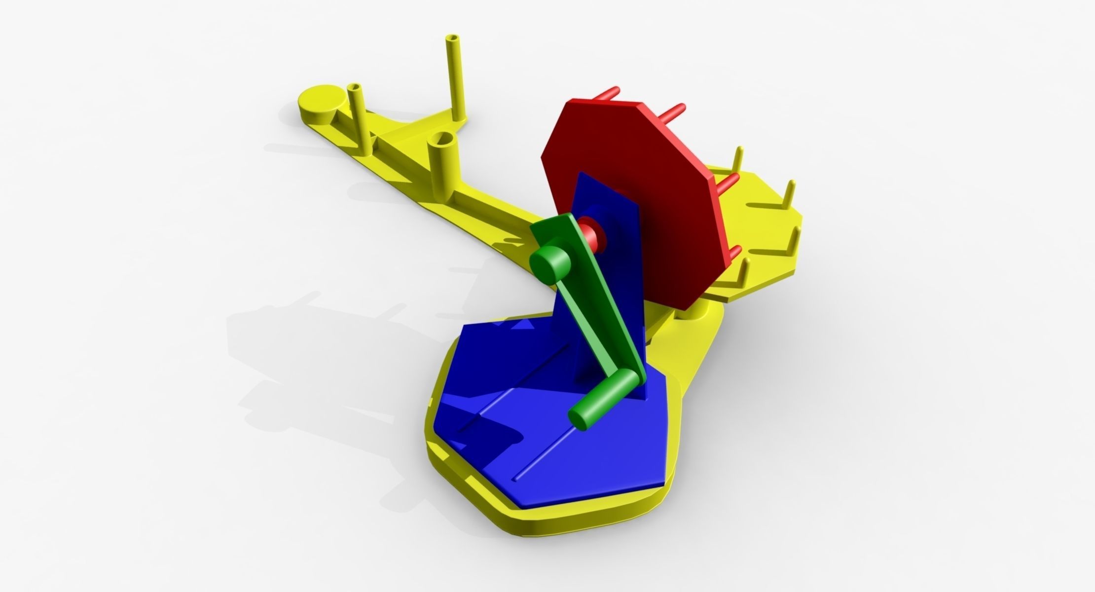 Mouse Trap Game 3D model_11