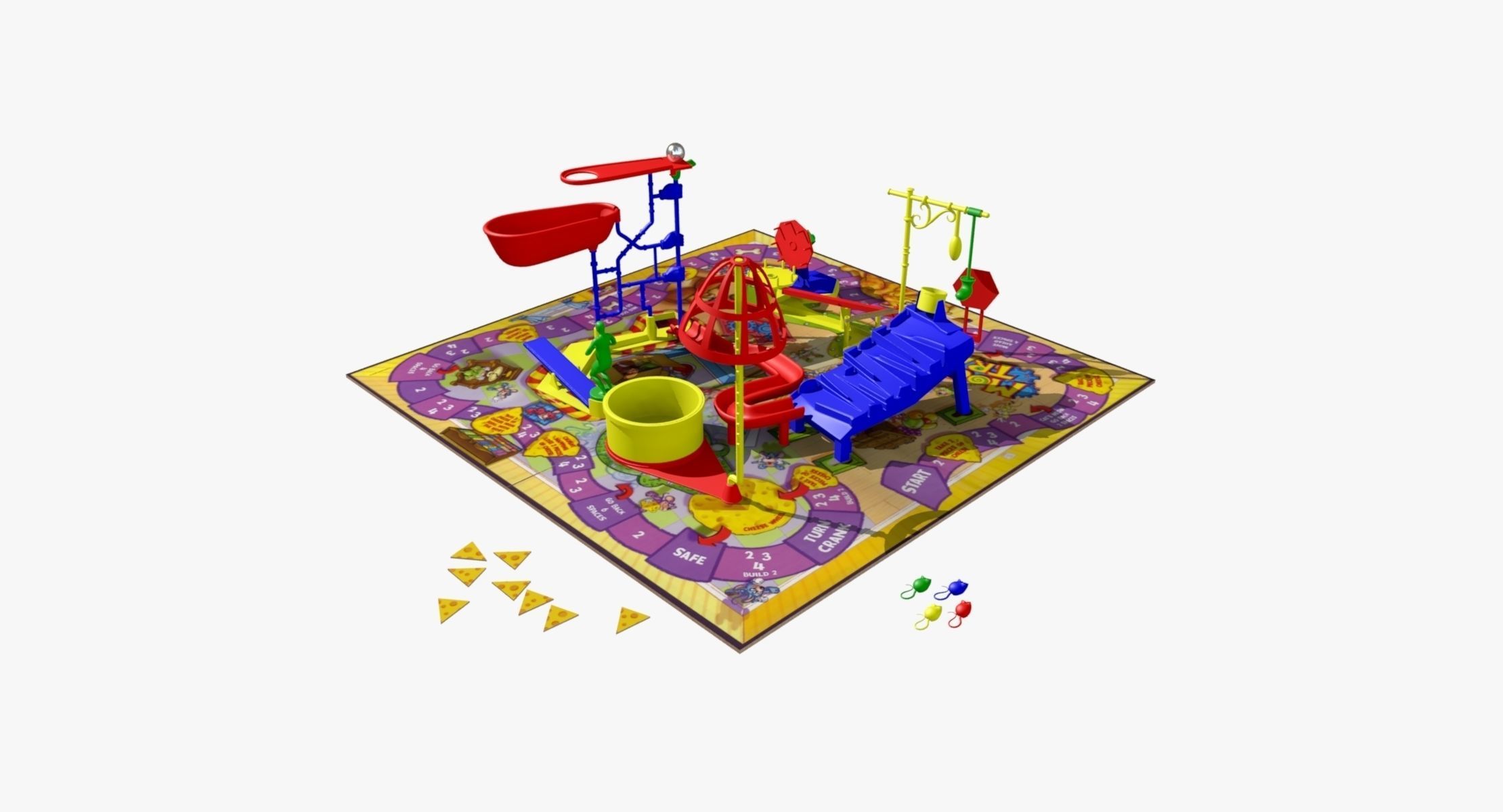 Mouse Trap Game 3D model_1