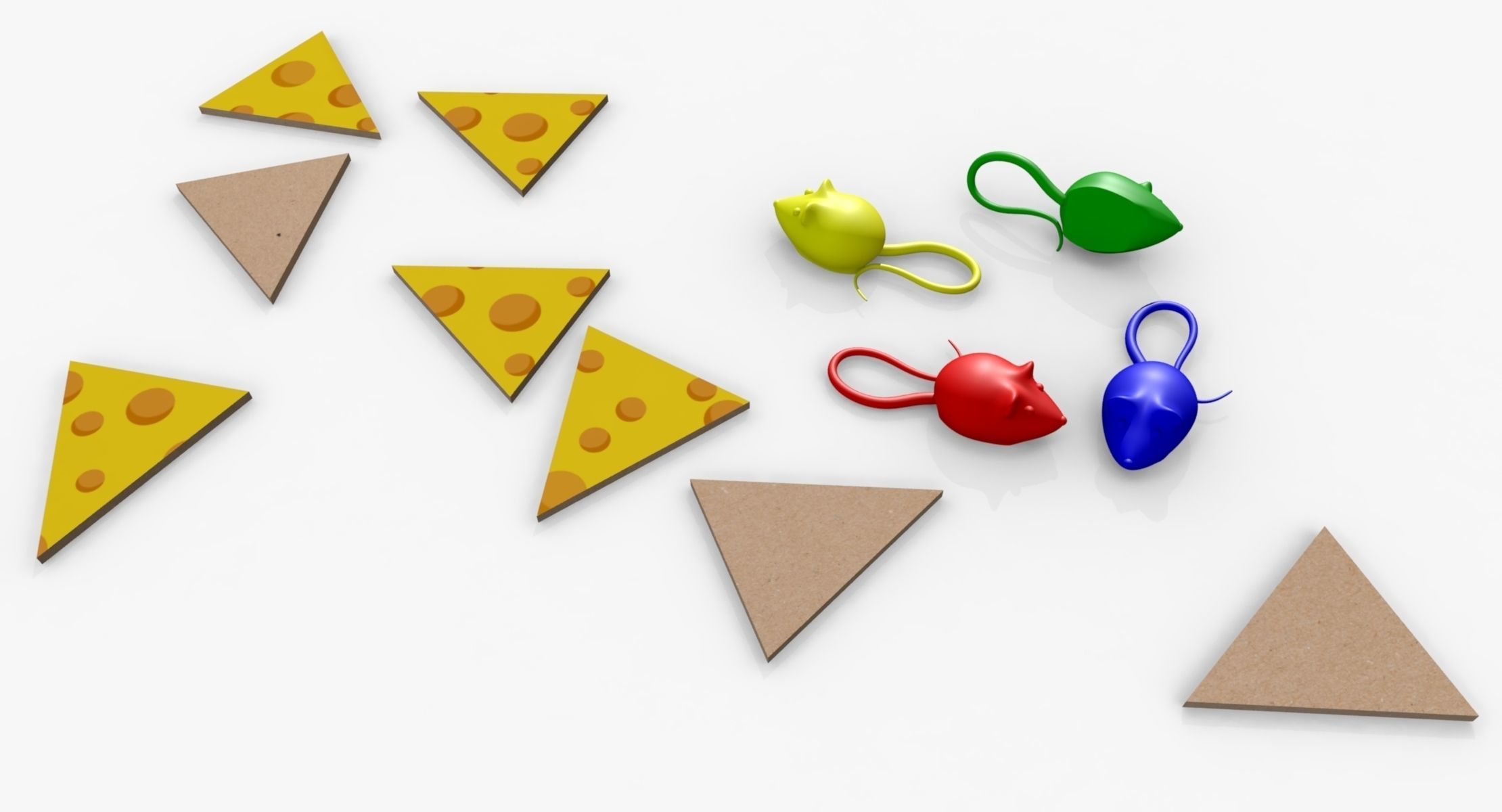 Mouse Trap Game 3D model_9