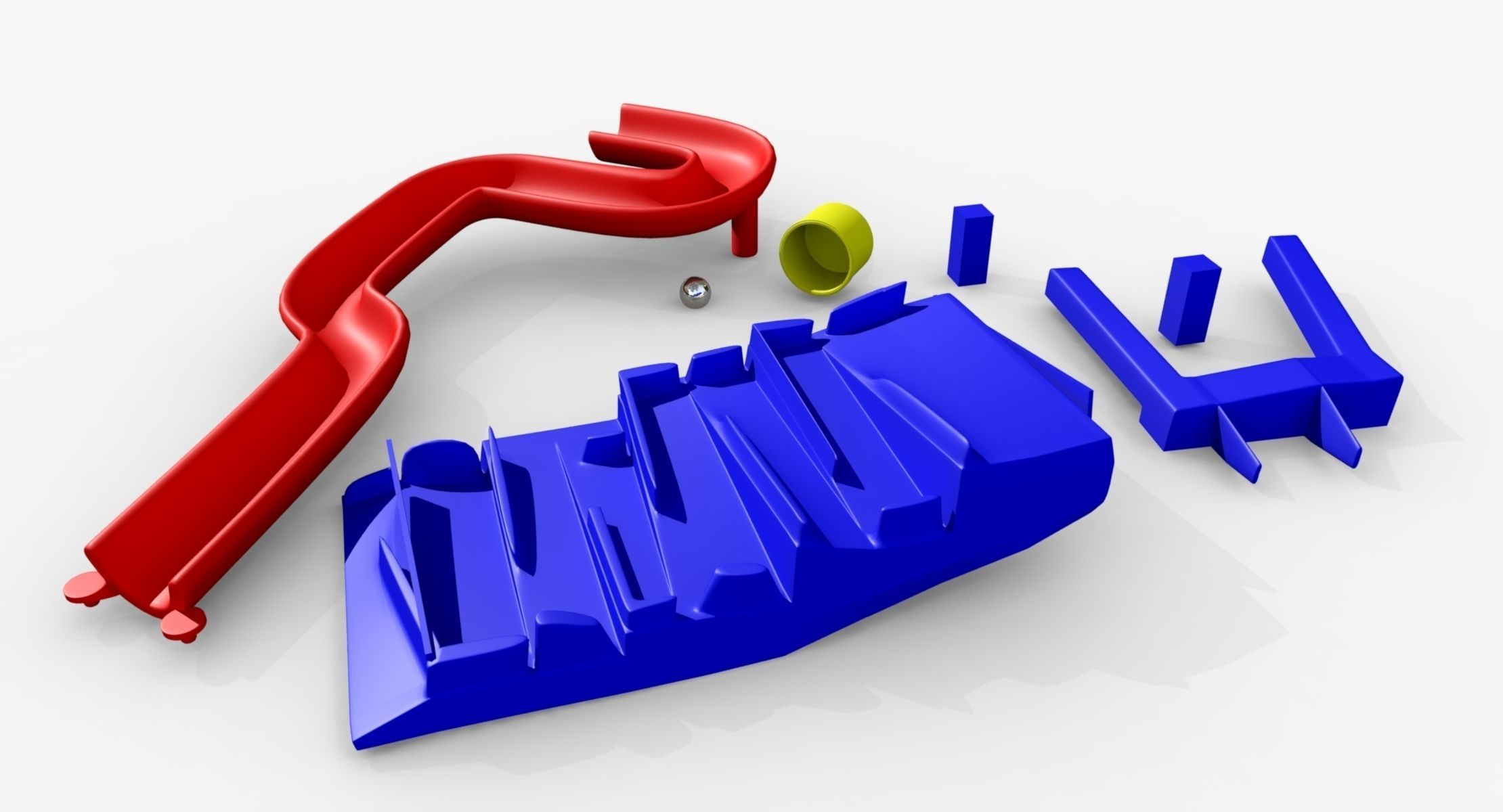 Mouse Trap Game 3D model_27