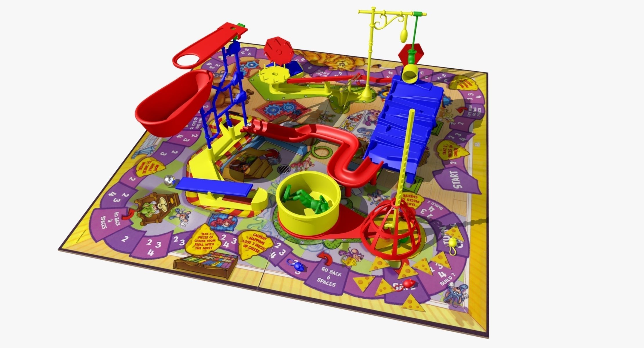 Mouse Trap Game 3D model_8