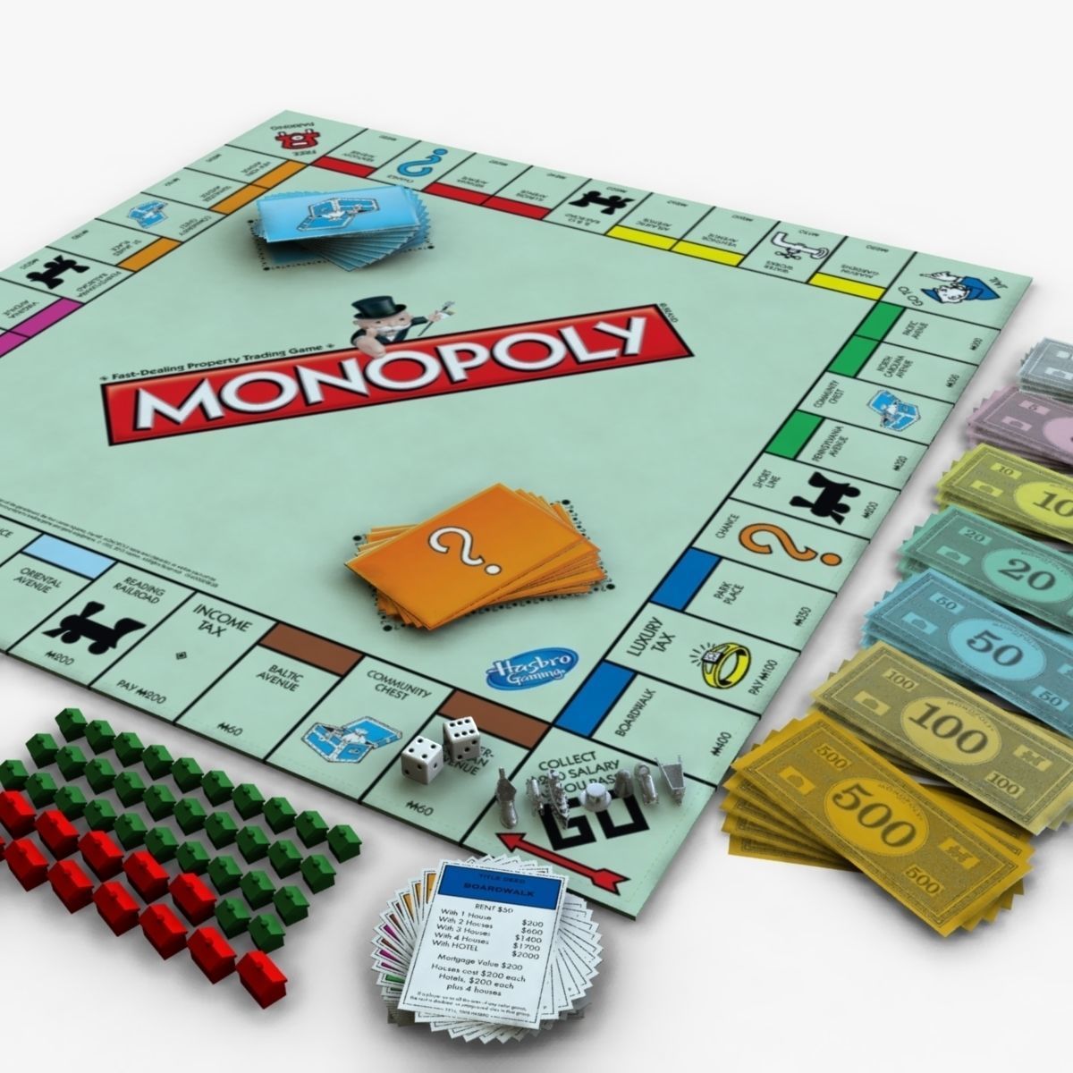Monopoly Game 3D model_3