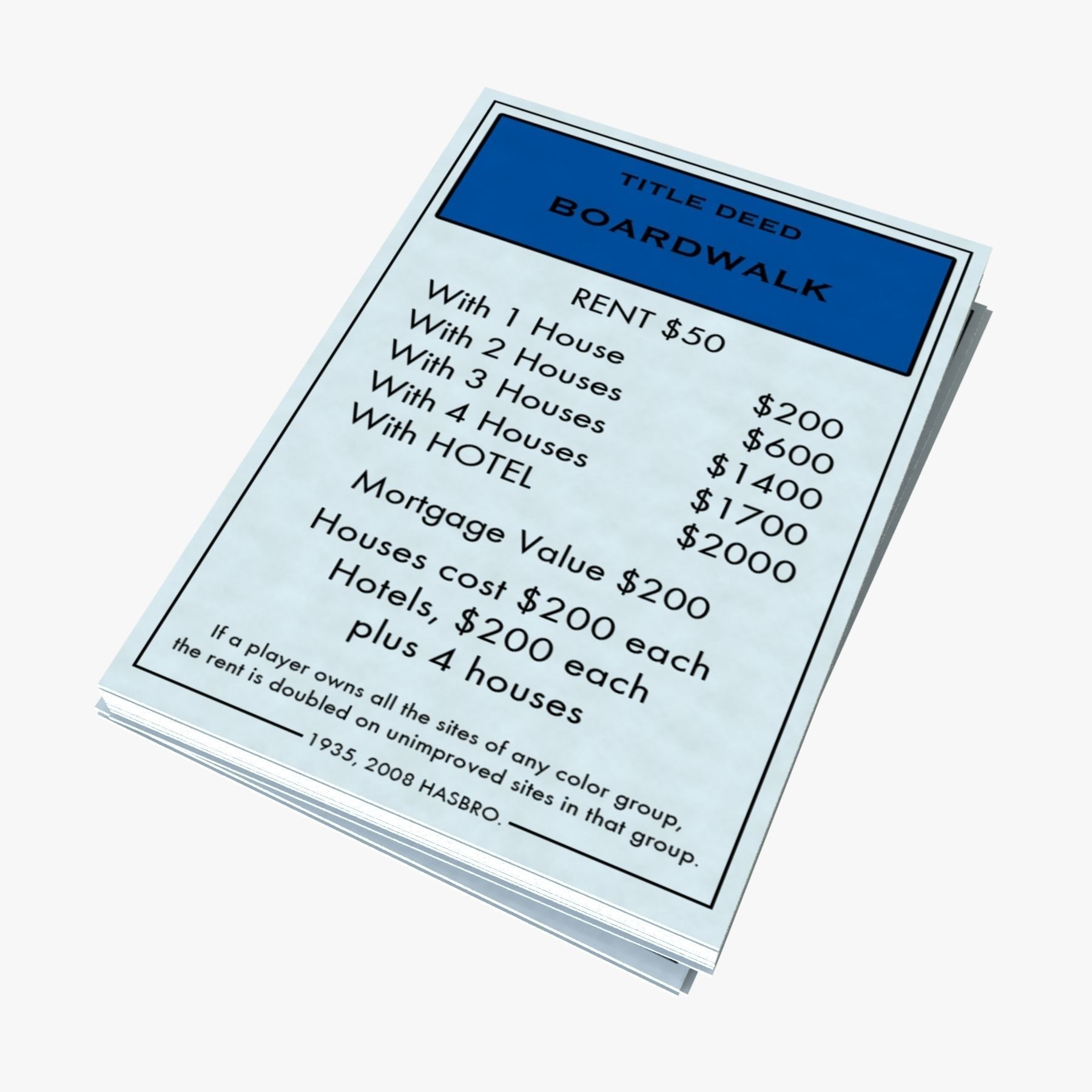 Monopoly Game 3D model_63