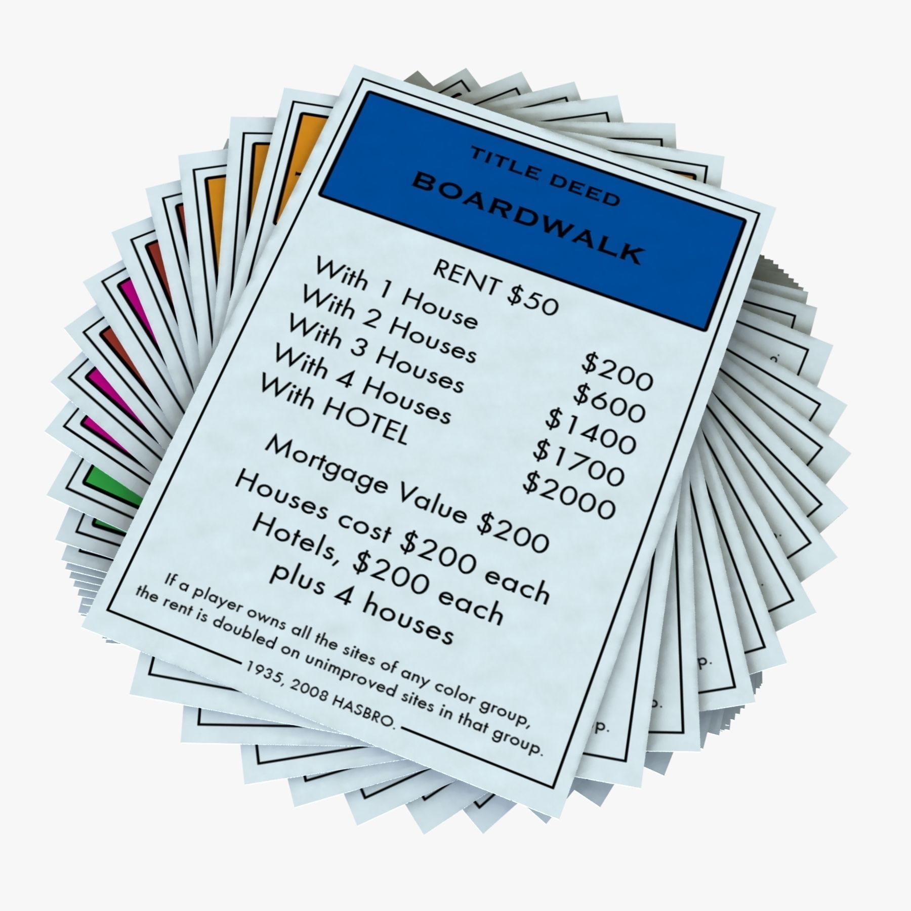 Monopoly Game 3D model_61