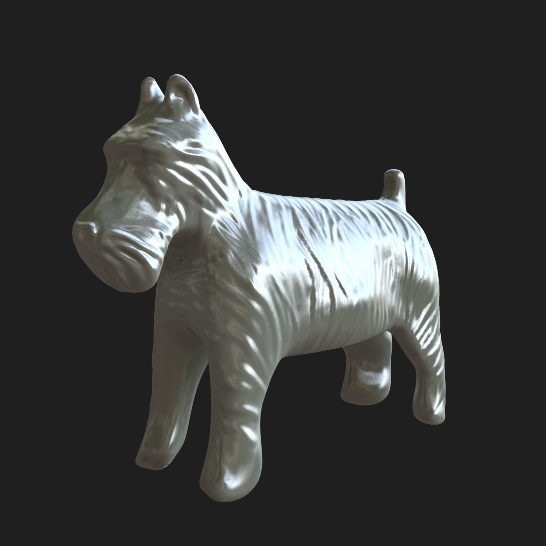 Monopoly Dog 3D model_1