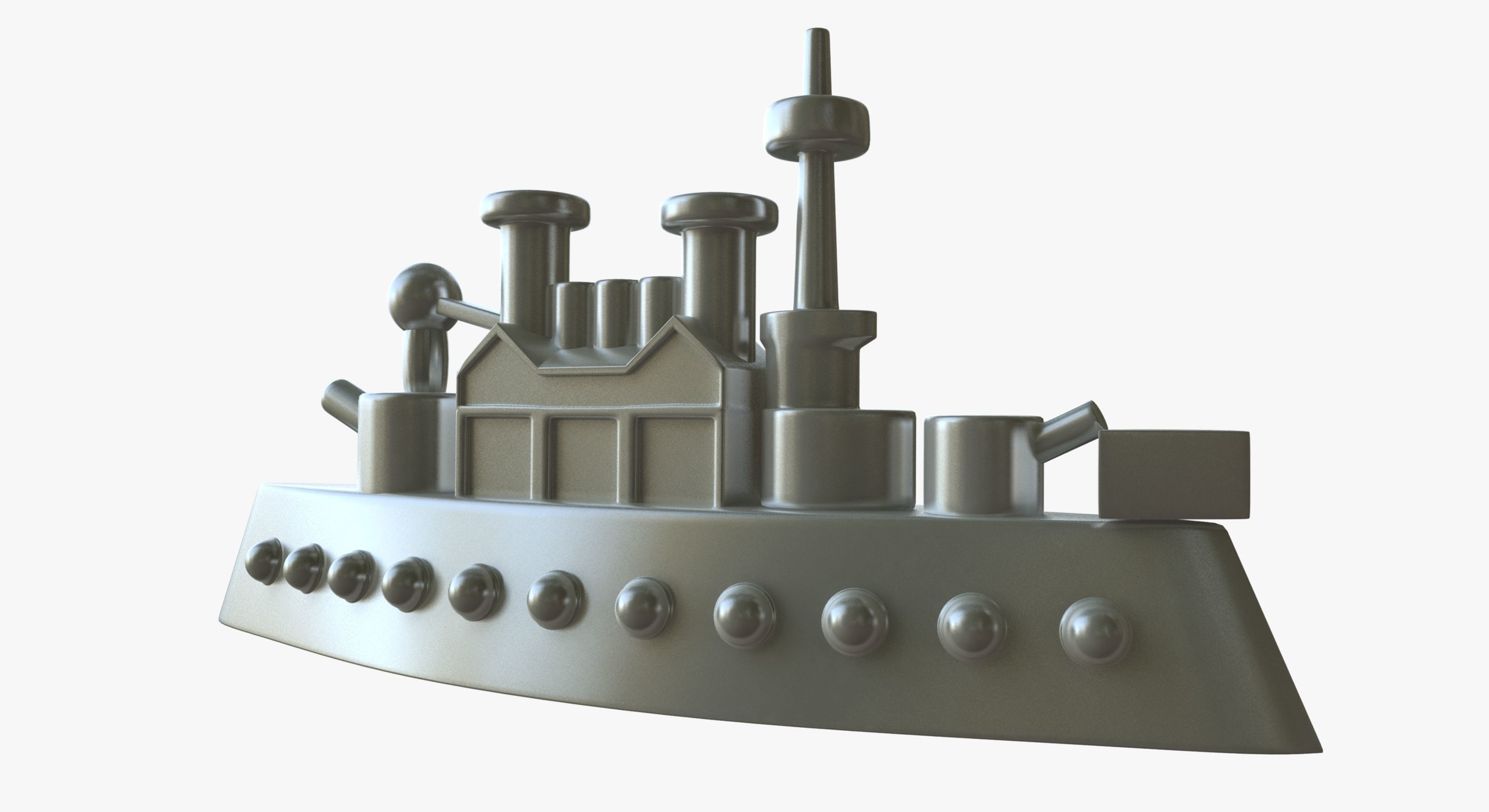 Monopoly Battleship 3D model_3