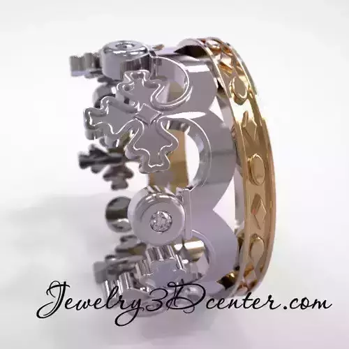 Ring crown obr 205 3D print model
