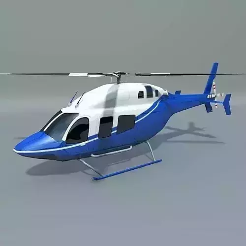 Bell 429 civilian helicopter 3D model