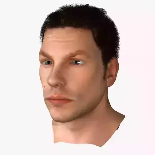 White Male Face Rigged
