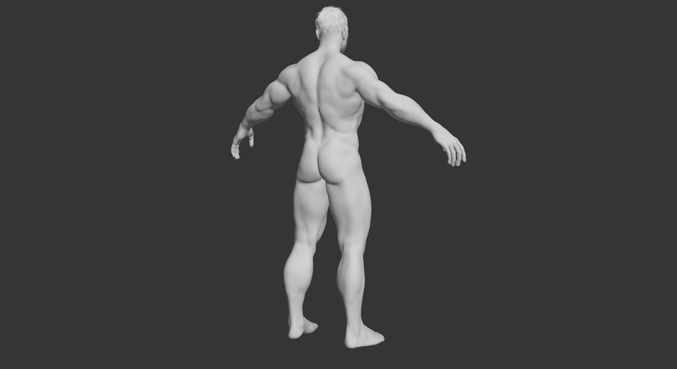 African American And White Male Characters 3D model_19