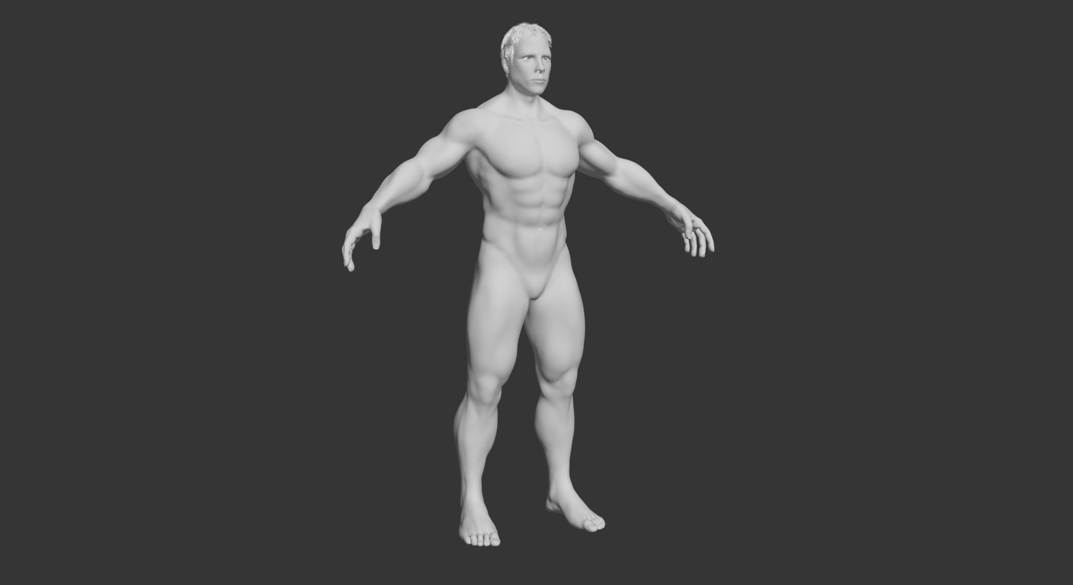African American And White Male Characters 3D model_20
