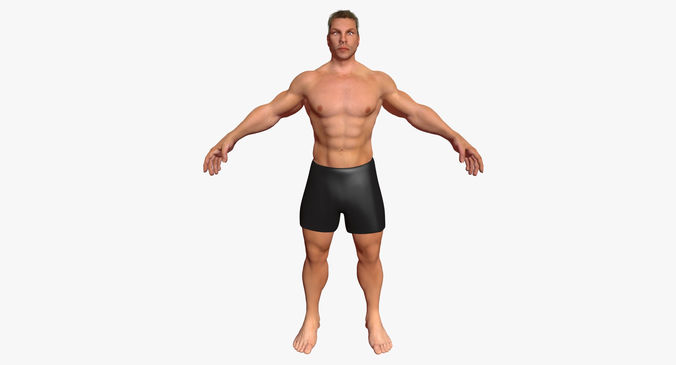 White Male Realistic Character 3D model