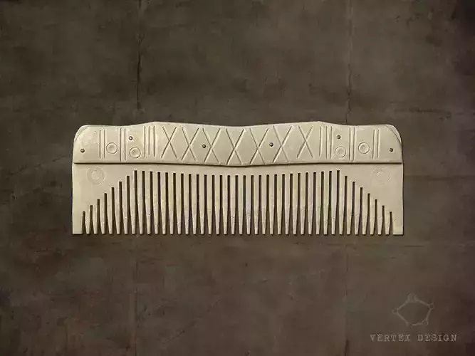 Viking comb 3D model
