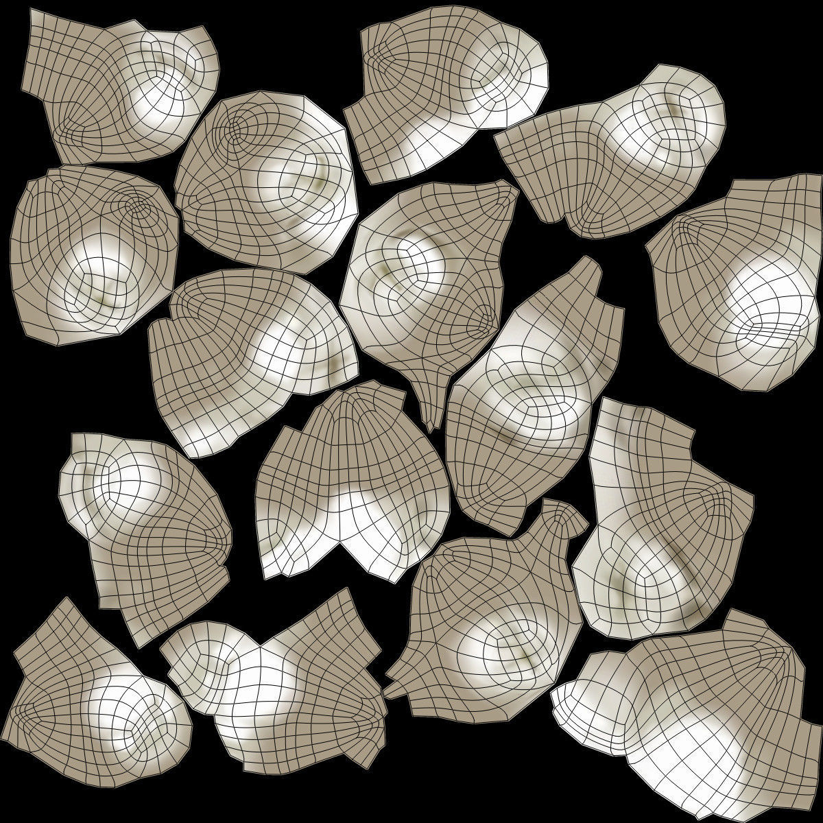 Male Mouth Rigged 3D model_19