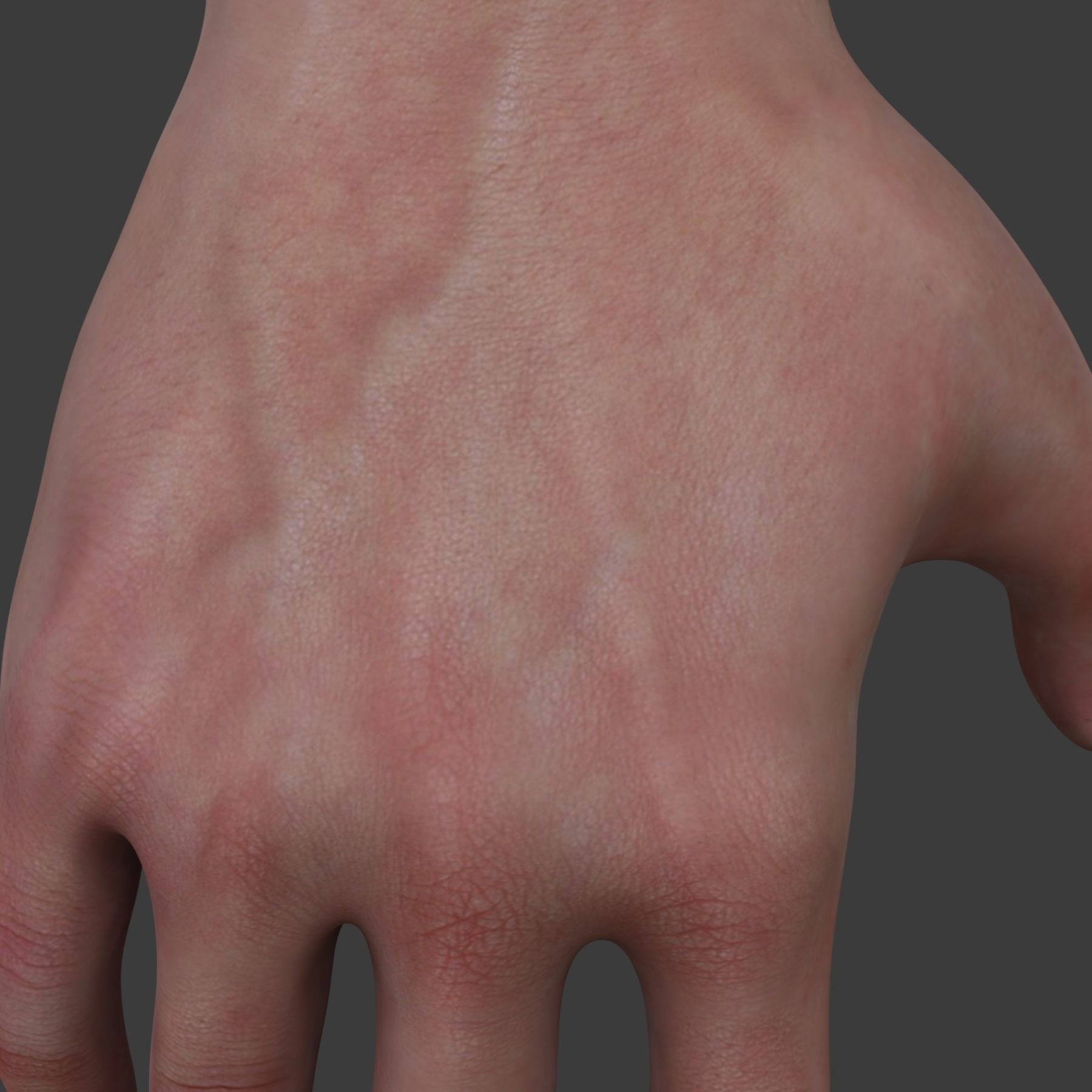 Male Hand 3D model_8