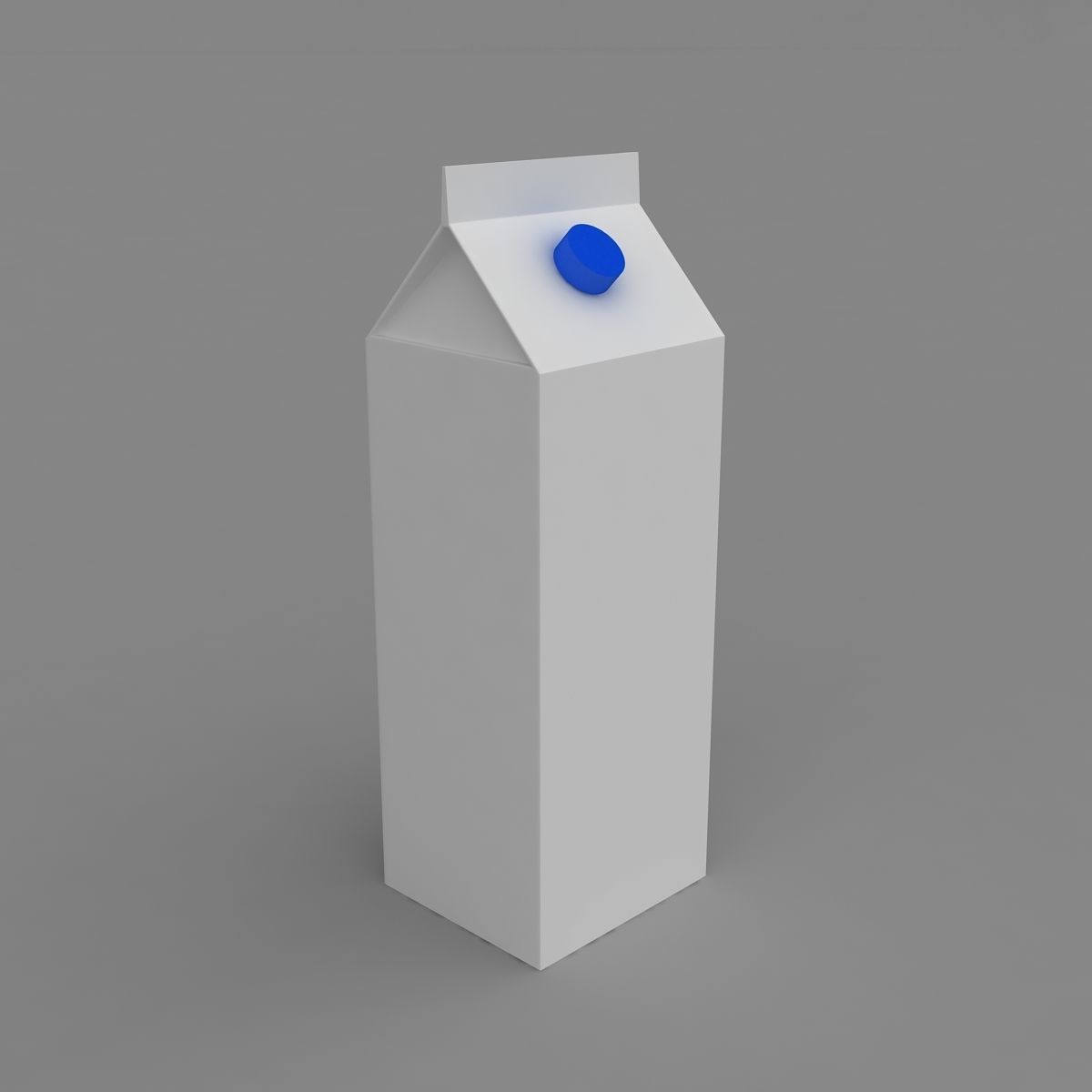 Milk Carton 3D model_2