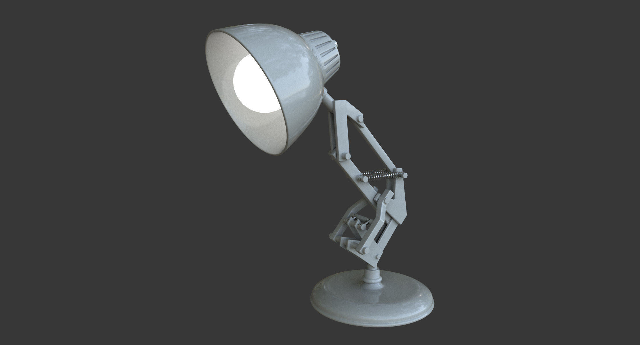 Luxo Jr Desk Lamp Disney 3D model_2