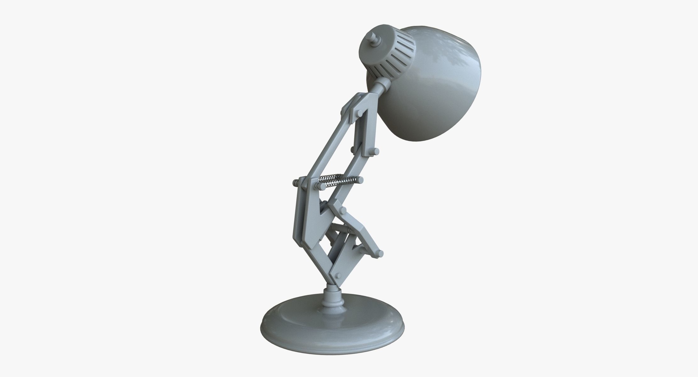 Luxo Jr Desk Lamp Disney 3D model_3