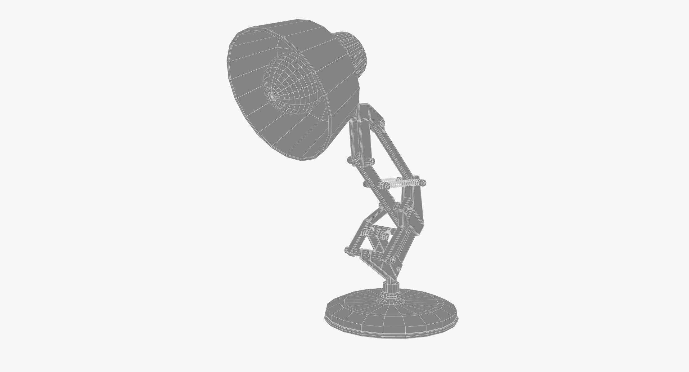 Luxo Jr Desk Lamp Disney 3D model_6